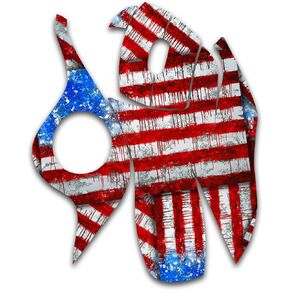 MightySkins Skin for Logitech M570 Wireless Trackball Mouse - Flag Drips | Protective, Durable, and Unique Vinyl Decal wrap Cover | Easy to Apply, Remove, and Change Styles | Made in The USA
