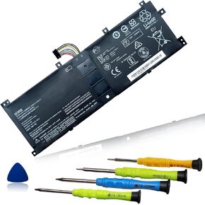 BSNO4170A5-AT Laptop Battery Compatible with Lenovo Miix 510 520 510-12ISK 510-12IKB 80XE0006SP 520-12IKB 20M3000LGE Miix5 pro 510-12 Series Notebook 5B10L68713 BSN04170A5-LH 7.68V 38Wh 4955mAh