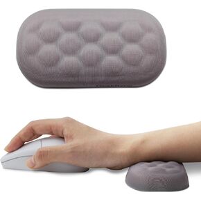 Wrist Rest for Mouse, Memory Foam Wrist Support with Massage Bumps Design, Ergonomic Wrist Cushion for Computer, Laptop, Office Work & PC Game, Carpal Tunnel Relief with Skidproof Rubber Base