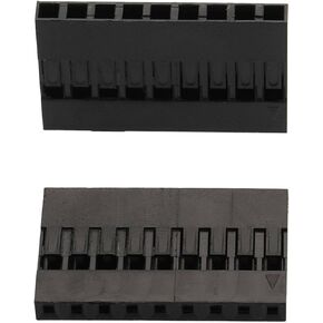 50Pcs 2.54mm 1x9P Dupont Connector Housing Female for Dupont Cable and Jumper Wire