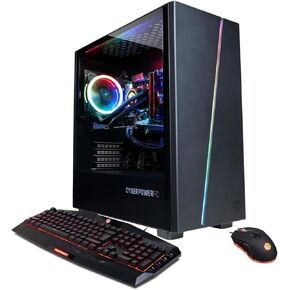 CyberpowerPC Gamer Supreme Liquid Cool Gaming Desktop Computer, Intel Core i7-11700KF 3.6GHz, 16GB RAM, 1TB SSD, NVIDIA GeForce RTX 3060 12GB, Windows 10 Home, Free Upgrade to Windows 11