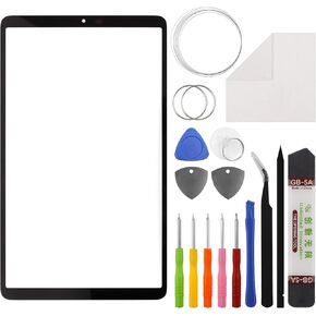 New Duotipa Original Front Glass Panel for Galaxy Tab A9,Front Glass Screen Replacement for SM-X110 SM-X115 8.7'' with OCA Repair Tools Kit-No LCD Screen and Touch Digitizer.