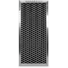 WB02X10956 Microwave Charcoal Air Filter for GE JX81H Measures 3-7/8 X 8-6/8