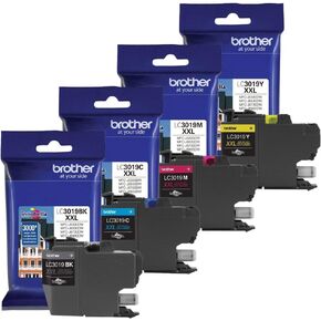 Brother LC3019BK, LC3019C, LC3019M, LC3019Y Black, Cyan, Magenta, Yellow - 4 pack Ink Cartridge in Retail Packing