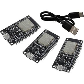 ESP32 CH340 Type C Development Board (3 Pack!) + Free USB-C Cable