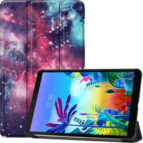 Smart Case for LG G Pad 5 10.1, Ratesell Lightweight Smart Trifold Stand Case Cover for LG G Pad 5 10.1 Inches 2019 Release, Models LM-T600L, T600L Black