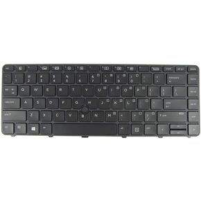 Abakoo New Keyboard Compatible with HP PROBOOK 430 G3, 430 G4, 440 G3, 440 G4, 445 G3, 640 G2, 645 G2 Series with Backlit Frame Black US