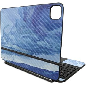 Carbon Fiber Skin Compatible with Apple Magic Keyboard for iPad Pro 11‑inch (M4) 2024 - Cell Phone Towers - Premium 3M Vinyl Protective Decal Cover - Easy to Apply | Crafted in The USA by MightySkins