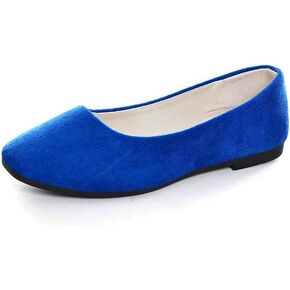 Padgene Women's Casual Pointed Toe Bowknot Ballet Flats, Ladies Ballerina Flats Girls Fashionable Ballet Pumps Dolly Shoes Womens Stylish Comfy Office Driving Flat Shoes Slip On Loafers