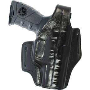 Handmade Leather OWB Carry Two Slot Thumb Break Gun Holster for Beretta APX