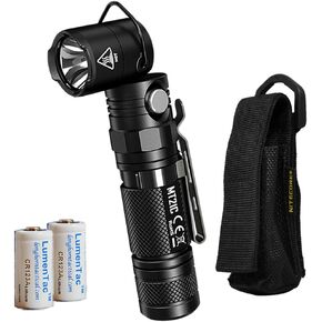 Nitecore MT21C 1000 Lumen 90 Degree Tiltable Head Multifunction LED Flashlight with LumenTac Batteries for Work and Everyday Carry