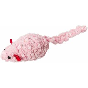 Ethical Pets 52079 Chenille Chaser Mouse Pet Feather Toys