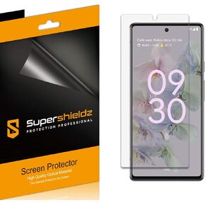 Supershieldz (6 Pack) Designed for Google Pixel 6a Screen Protector, 0.12mm, High Definition Clear Shield (PET)