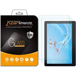 Supershieldz (2 Pack) Designed for Lenovo Tab E10 (10.1 inch) Tempered Glass Screen Protector, Anti Scratch, Bubble Free