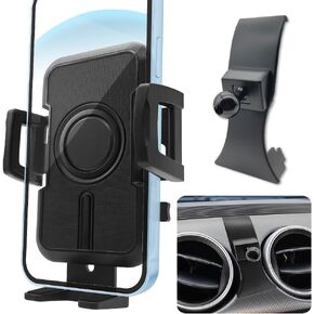 WAAPAK Car Phone Holder Mount 2015-2023 Ford Mustang Auto Accessories Interior Decoration Smartphone Thick Case Cradles Navigation Bracket iPhone