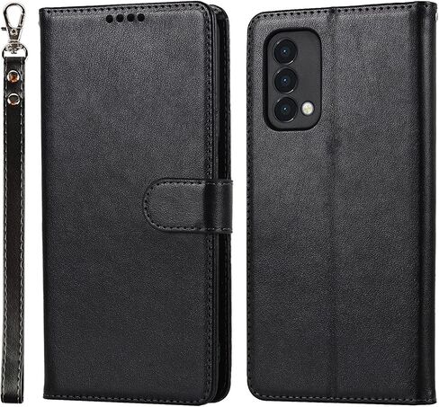 Ｈａｖａｙａ for OnePlus Nord N200 5G Case Wallet with Card Holder,for n200 Phone case for Women,for nord n200 5g case with Wrist Lanyard,Flip Cell Phone case PU Leather for Men - Rose Gold in Saudi Arabia
