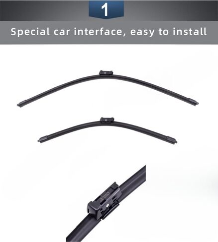 Four Seasons Durable Silent Windshield Wiper Blade 22 inches+16 inches (1 set of 2) (22''16'') in Saudi Arabia