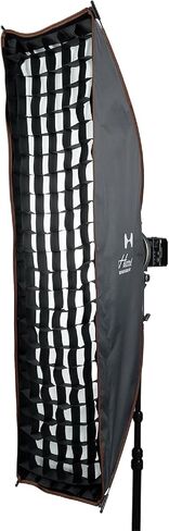 صندوق سوفت بوكس ​​مستطيل سريع التحرير، مدمج وقابل للطي، متوافق مع حامل بوينز، تصوير فوتوغرافي وإضاءة فيديو بجودة احترافية، 1'x4'، 30x120 in Kuwait