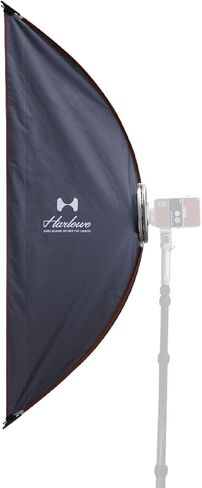 صندوق سوفت بوكس ​​مستطيل سريع التحرير، مدمج وقابل للطي، متوافق مع حامل بوينز، تصوير فوتوغرافي وإضاءة فيديو بجودة احترافية، 1'x4'، 30x120 in Kuwait