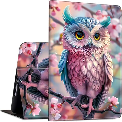 Case for iPad 9th / 8th / 7th Generation 10.2 inch (2021/2020/2019 Released) PU Leather Slim Folio Lightweight Multi-Angle Smart Cover with Auto Wake/Sleep Case for 10.2 iPad Case,Red Cardinal Birds in Saudi Arabia