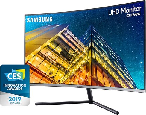 شاشة سامسونج U32R590 المنحنية مقاس 32 بوصة بدقة 4K UHD (LU32R590CWNXZA) (متجددة) in Saudi Arabia