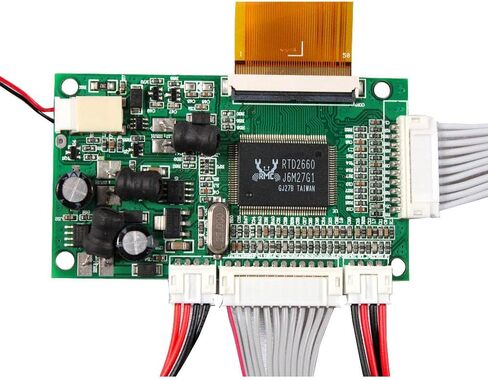 شاشة LCD مقاس 8 بوصات EJ080NA-05A 800X600 TTL مع لوحة لمس مقاومة بأربعة أسلاك ولوحة تحكم VGA 2AV 50 دبابيس in Saudi Arabia