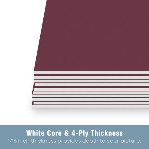 Golden State Art, 10 Pack 11x14 Uncut Grey Mats Matboards, Acid Free Backing Matte Boards, Ideal for Photos/Pictures/Prints/Frames/Arts in Saudi Arabia