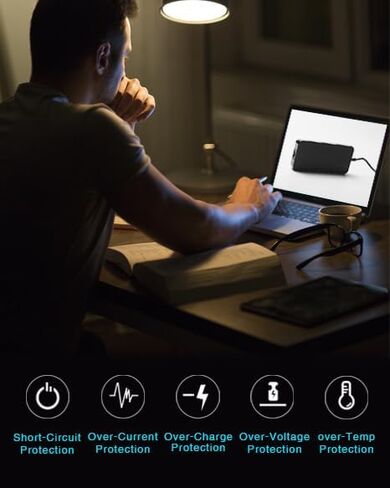 شاحن كمبيوتر محمول USB C 45 وات مناسب لجهاز Lenovo Yoga 910 910-13 910-13IKB 720 720S 720-12IKB 720-13IKB 720S-13IKB 720S-13ARR 500w 300w 100w Yoga 14W 14e 11e Gen 1 2 3 4 النوع محول الطاقة C in Kuwait