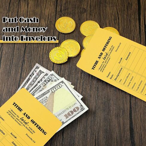 500 Pcs Tithes and Offering Envelopes for Church 6.3 x 3.5 Inches Church Supplies Tithe Envelopes for Church Saving Money Donation Supplies in Saudi Arabia
