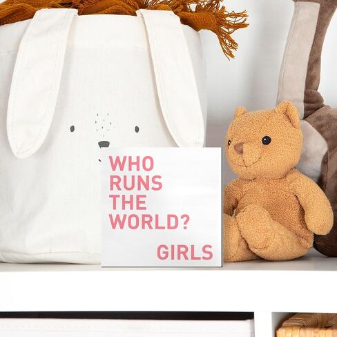 Nursery Table Decor for Girls, Nursery Newborn Baby Girls Bedroom Desk Decor Nursery Decoration for Toddler Kids Room Playroom, You Belong Among The Wildflowers, Wooden Box Sign in Saudi Arabia
