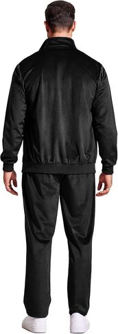 COOFANDY Mens Velour Tracksuit Jacket Sweatsuits for Men Set 2 Piece Sports Track Suits for Men Set in Saudi Arabia