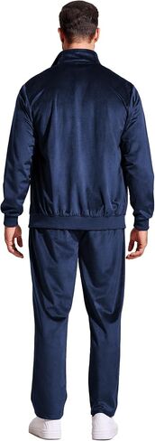 COOFANDY Mens Velour Tracksuit Jacket Sweatsuits for Men Set 2 Piece Sports Track Suits for Men Set in Saudi Arabia