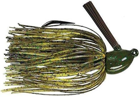 طُعم صيد السمك Strike King (HAHCJ12-135) Hack Attack Jig، 135 - Falcon Lake Craw، 1/2 أونصة، شكل رأس مبتكر مع واقي من الأعشاب شديد التحمل in Kuwait