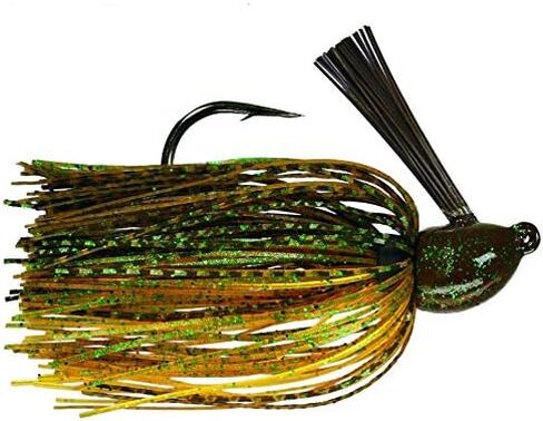 طُعم صيد السمك Strike King (HAHCJ12-135) Hack Attack Jig، 135 - Falcon Lake Craw، 1/2 أونصة، شكل رأس مبتكر مع واقي من الأعشاب شديد التحمل in Kuwait