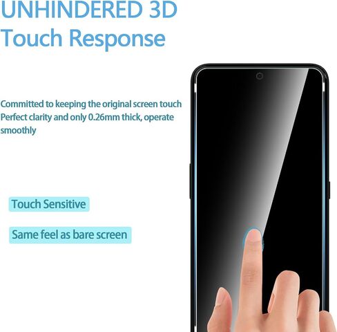 [2 Pack for Nothing CMF Phone 1 Screen Protector + [2 Pack] Camera Lens Tempered Glass Protector.9H hardness. Support Fingerprint Unlock, Bubble-Free.Easy Installation in Saudi Arabia