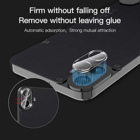 [2 Pack for Nothing CMF Phone 1 Screen Protector + [2 Pack] Camera Lens Tempered Glass Protector.9H hardness. Support Fingerprint Unlock, Bubble-Free.Easy Installation in Saudi Arabia