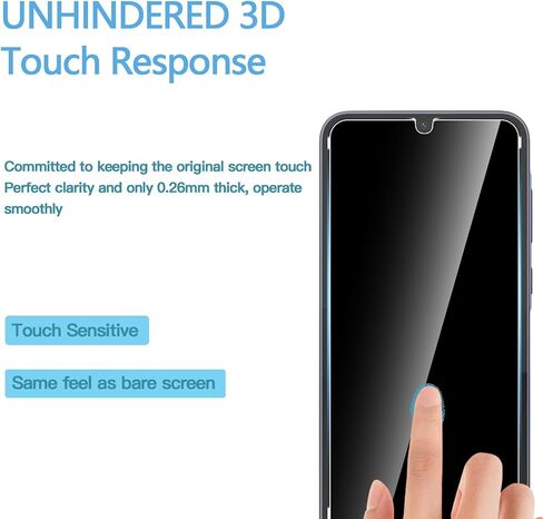 [2 Pack for Nothing CMF Phone 1 Screen Protector + [2 Pack] Camera Lens Tempered Glass Protector.9H hardness. Support Fingerprint Unlock, Bubble-Free.Easy Installation in Saudi Arabia