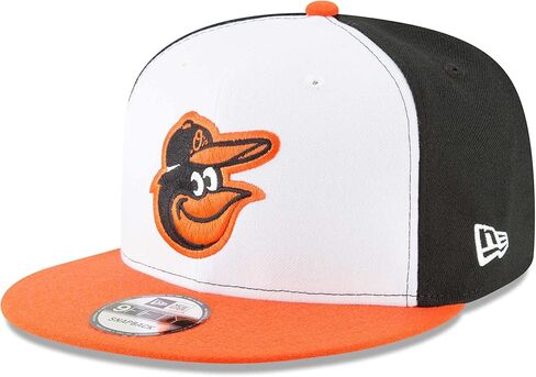 قبعة New Era الأصلية من Pittsburgh Pirates باللونين الأسود والأبيض 9Fifty Snapback OSFM - قابلة للتعديل in Kuwait