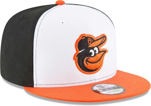 قبعة New Era الأصلية من Pittsburgh Pirates باللونين الأسود والأبيض 9Fifty Snapback OSFM - قابلة للتعديل in Kuwait