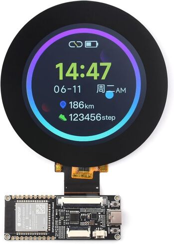 Waveshare ESP32-S3 2.8 بوصة RGB تعمل باللمس وحدة على متن ST7701 LCD رقاقة مع RGB LCD لوحة للقيادة على أساس وحدة ESP32-S3-WROOM-1-N8R8، ودعم واي فاي وبلوتوث in Saudi Arabia