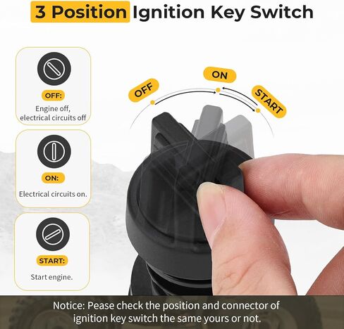 M MATI Ignition Key Switch 4 Position 4 Pin 4016058 for Polaris RZR 900 1000 RS1 Turbo General 1000 in Saudi Arabia