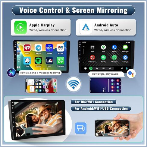 UNITOPSCI 4G+64G 8 Core for Ford Edge 2016-2020 راديو Android 13 سيارة ستيريو لاسلكي CarPlay Android Auto GPS 9 بوصة شاشة لمس بلوتوث 5.0 وصلة مرآة 32 نطاق EQ DSP WiFi FM/RDS SWC+ميكروفون كاميرا احتياطية in Kuwait