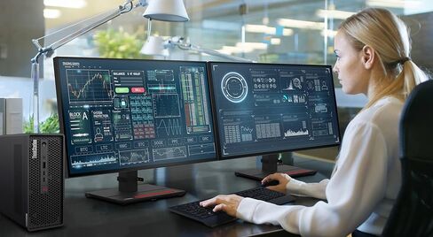 كمبيوتر مكتبي صغير الحجم Lenovo ThinkStation P3 Ultra Small Form Factor Workstation (Intel i7-13700، T400 4GB، 16GB DDR5، 2x1TB SSD R0 (2TB)، 2 Thunderbolt 4، WiFi 6E، Win 11 Pro) مع حقيبة ظهر مميزة in Saudi Arabia