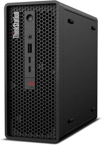 كمبيوتر مكتبي صغير الحجم Lenovo ThinkStation P3 Ultra Small Form Factor Workstation (Intel i7-13700، T400 4GB، 16GB DDR5، 2x512GB SSD R1 (512GB)، 2 Thunderbolt 4، WiFi 6E، Win 11 Pro) مع حقيبة ظهر ممتازة in Saudi Arabia