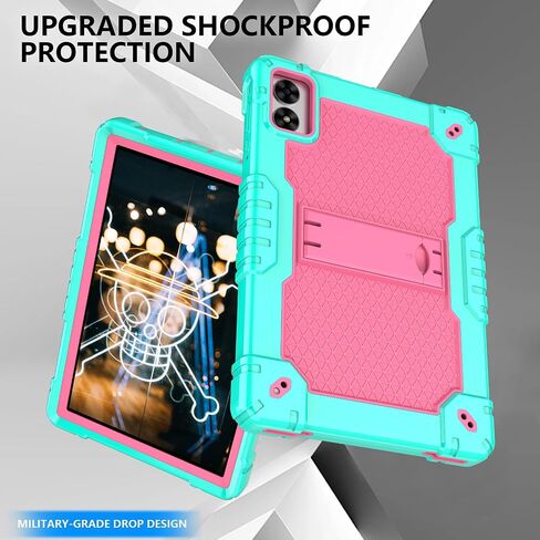 for Vortex T10M PRO/Vortex ZTAB10 10.1 inch Tablet Case Hybrid Shockproof Kids Friendly with Stand Cover for Vortex T10M PRO/Vortex ZTAB 10 10.1 inch Tablet (Black/Black) in Saudi Arabia