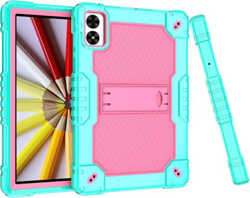 for Vortex T10M PRO/Vortex ZTAB10 10.1 inch Tablet Case Hybrid Shockproof Kids Friendly with Stand Cover for Vortex T10M PRO/Vortex ZTAB 10 10.1 inch Tablet (Black/Black) in Saudi Arabia