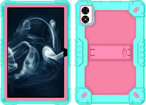 for Vortex T10M PRO/Vortex ZTAB10 10.1 inch Tablet Case Hybrid Shockproof Kids Friendly with Stand Cover for Vortex T10M PRO/Vortex ZTAB 10 10.1 inch Tablet (Black/Black) in Saudi Arabia