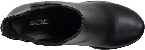 Soda Top Shoes Jaber Ankle Boot W Lug Sole Elastic Gore and Chunky Heel in Saudi Arabia