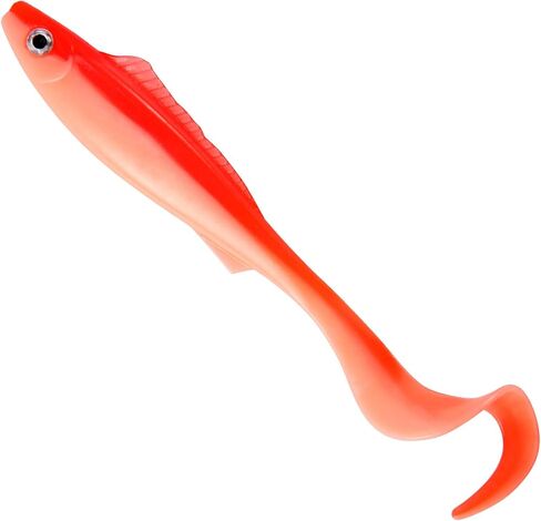 Dr.Fish 20 حزمة من طُعم الصيد الناعمة مقاس 3.7 سم طعوم سباحة أسماك البلمة طعوم بلاستيكية باس صيد المياه العذبة طُعم شاد طُعم دودة لسمك السلمون المرقط وعين رمادية فاتحة اللون للمياه المالحة in Saudi Arabia