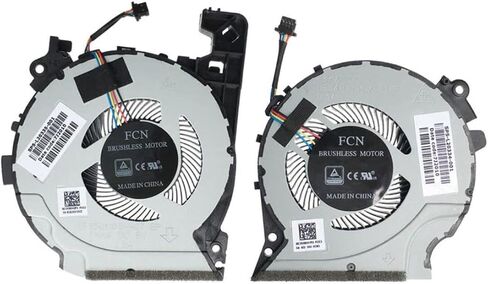 استبدال مروحة تبريد وحدة المعالجة المركزية + وحدة معالجة الرسومات الجرافيكية لـ HP Pavilion 15-cx 15-cx0020nr 15-cx0030nr 15-cx0045nr 15-cx0049nr 15-cv0058wm 15-cx0068tx Series L20335-001 L20334-001 in Saudi Arabia